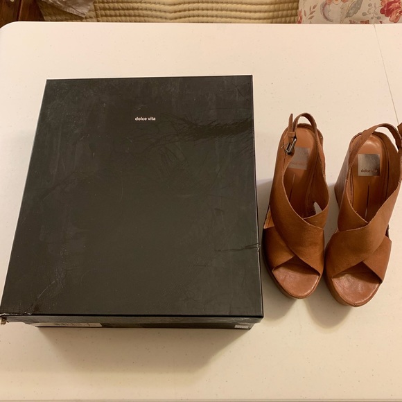 Leather Dolce Vita Wedges - Picture 3 of 5